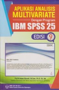 APLIKASI ANALISIS MULTIVARIATE DENGAN PROGRAM IBM SPSS 25