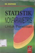 STATISTIKA NONPARAMETRIS UNTUK PENELITIAN