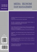 JURNAL MEDIA EKONOMI DAN MANAJEMEN Vol 36 No 1 & 2 2021