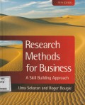 RESEARCH METHODS FOR BUSINESS