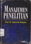 MANAJEMEN PENELITIAN